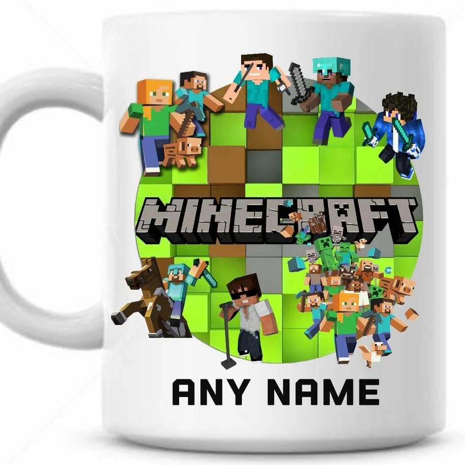THE ONE STOP MUG SHOP NEW 2022 COLLECTION - Minecraft Mug Personalised-Gift Mug