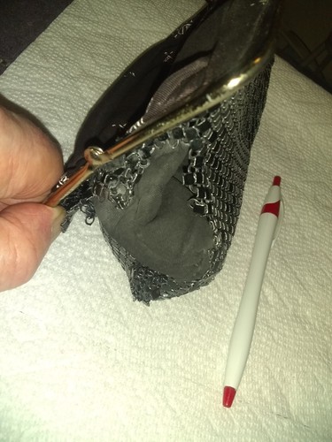 Whiting and Davis Metal Mesh Pouch - Picture 7 of 14