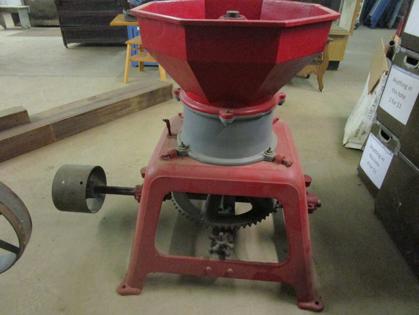 Antique Sprout Waldron & Co. Muncy PA Corn / Grain Grist Mill Burr Mill