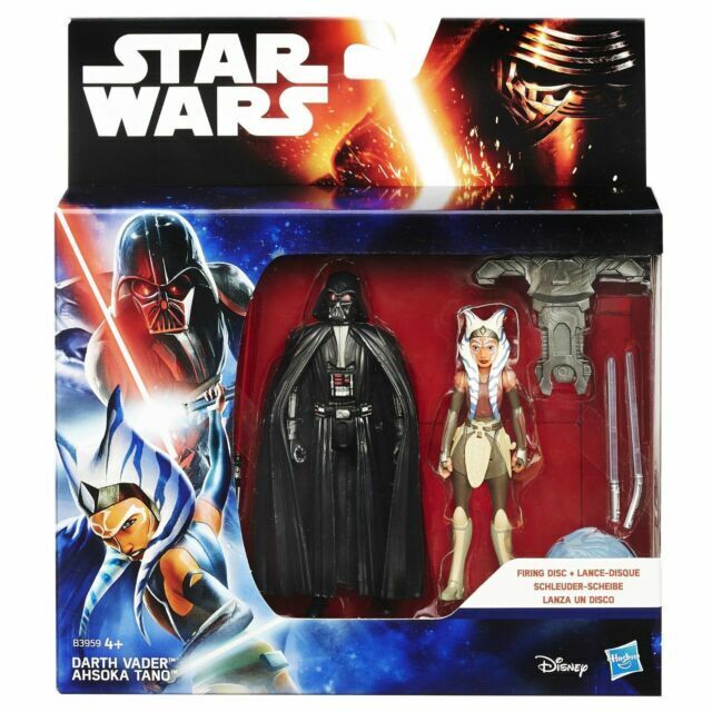 Star Wars Rebels Darth Vader Ahsoka Tano Figure Set Accessories Hasbro 959 For Sale Online Ebay