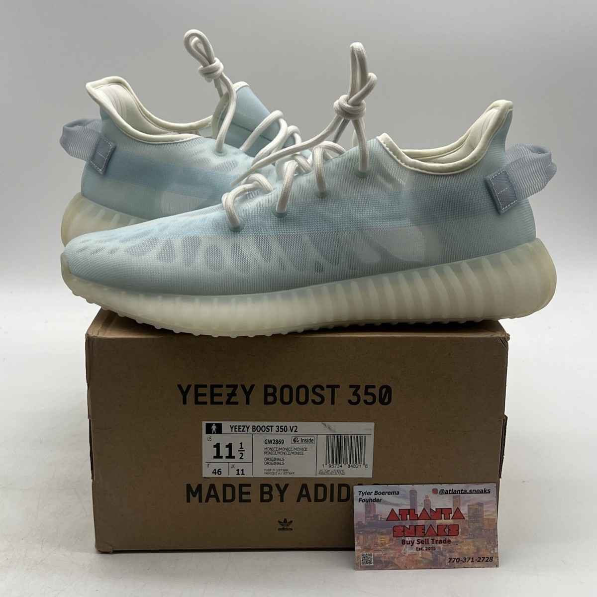 Size 11.5 - adidas Yeezy Boost 350 V2 Mono Ice (GW2869