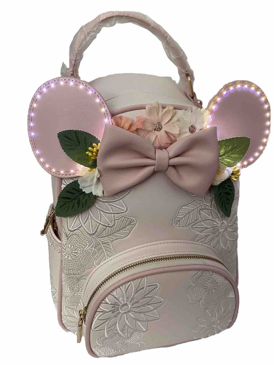 Disney Minnie Mouse Floral Light-Up Mini Backpack Our Universe