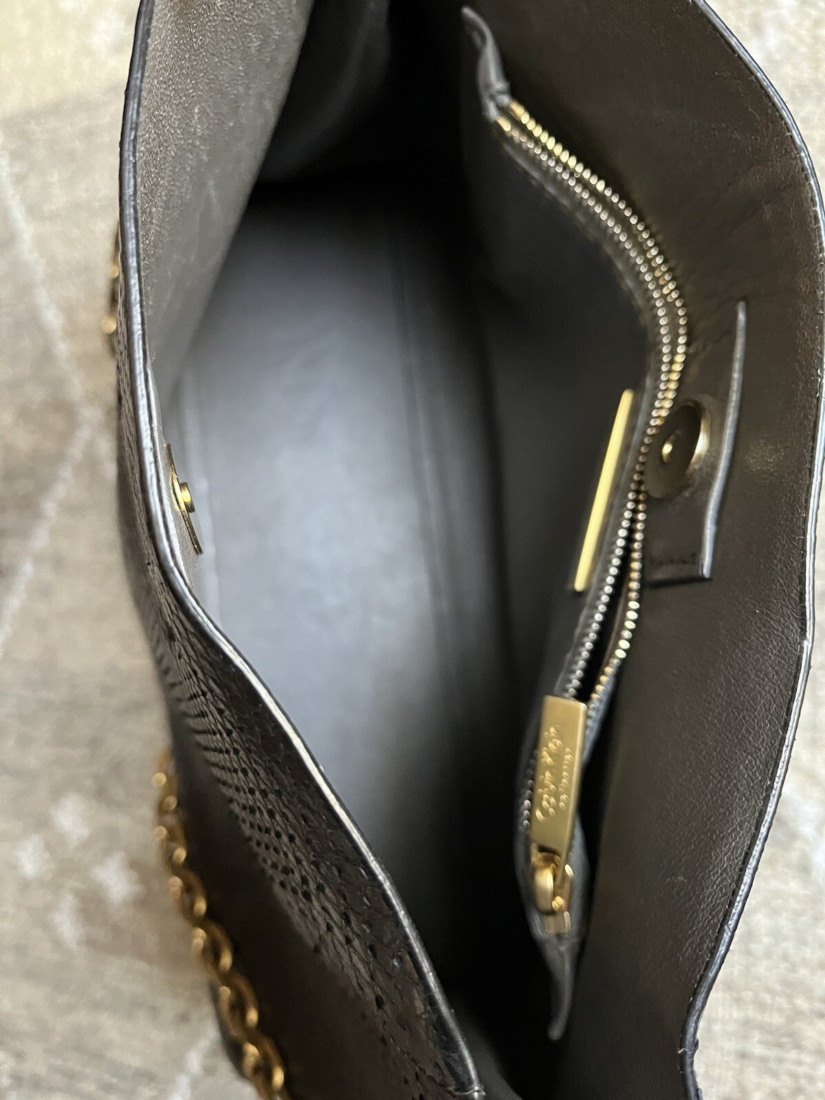 Calvin Klein Collection Black Python Snakeskin Sh… - image 15