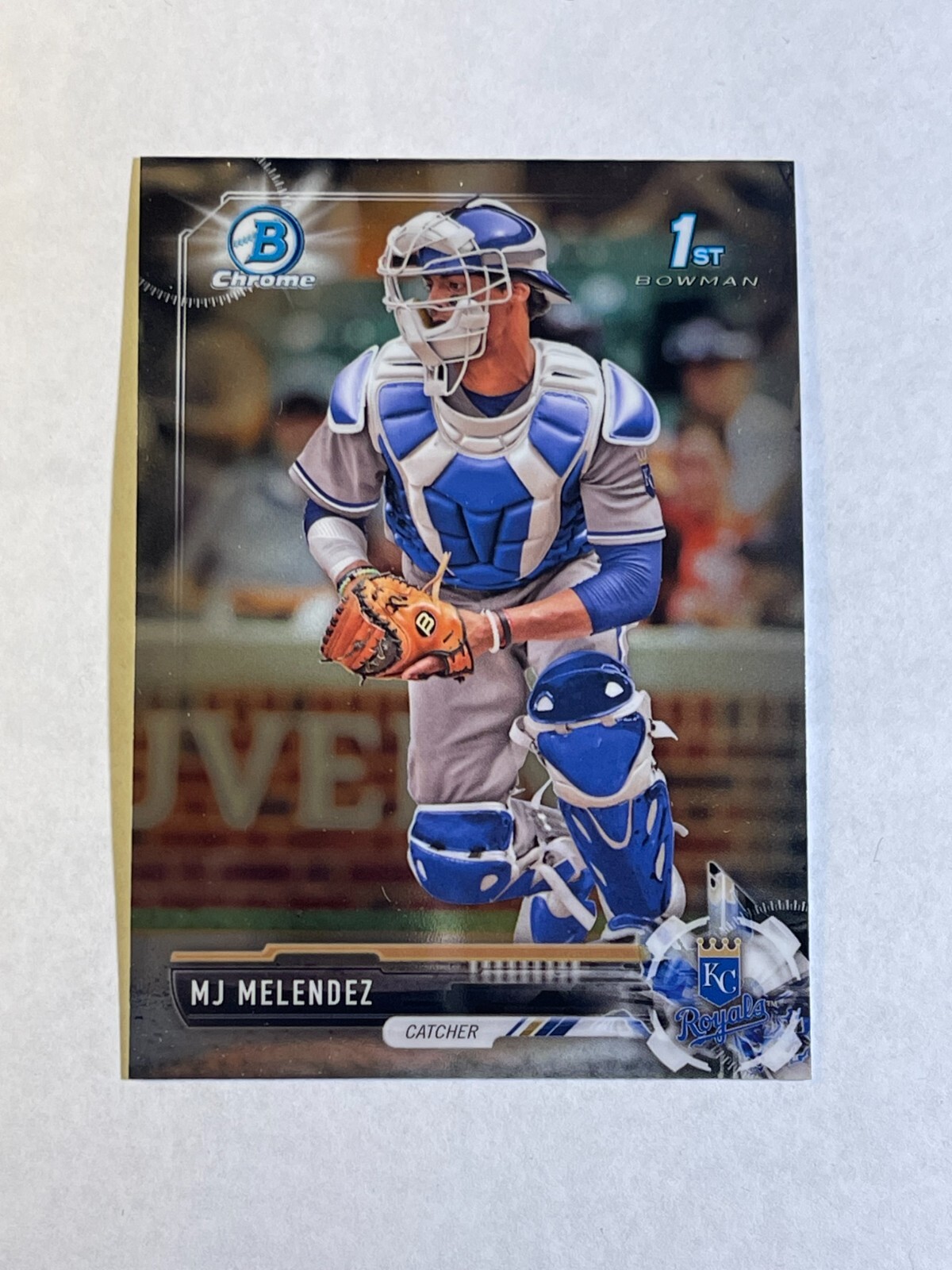 MJ Melendez 2017 Bowman Chrome Draft Prospect #BDC-172 Royals 1st Rookie