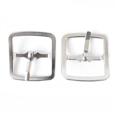 Metal Heavy Duty Buckle Handbag single prong shoe leather craft belt 15/20/25mm