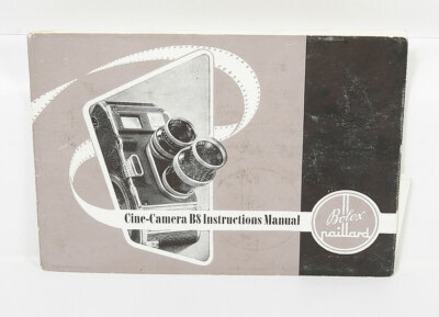 BOLEX B8 INSTRUCTION BOOK/119223 | eBay UK