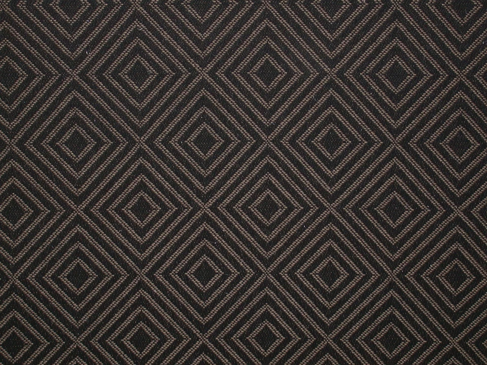 Cojín de asiento de patio exterior Outdura® ~ Azulejos geométricos negros ~ 18,5 x 17,5 x 2 NUEVO Foto 2 de 4