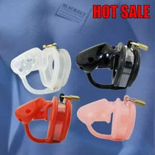 Latest Design Locked Silicone Soft Spikes Male Chastity Device Small Cage Belt