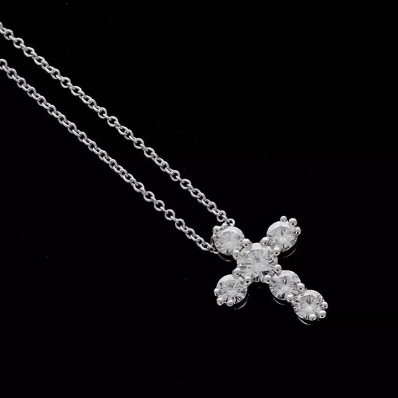 White gold religious pendants clearance