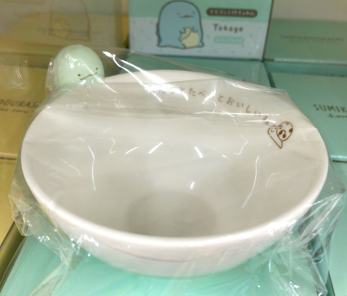 San-X Sumikko Gurashi Bowl With Mascot Lizards TK15502 Japan Gift