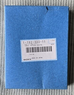 NEW SONY POC-DA12P Digital Optical Cable for DAT TCD-D8 TCD-D7 TCD
