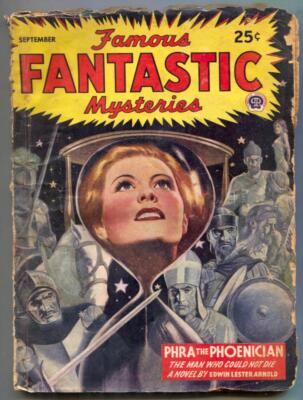 PULP:  Famous Fantastic Mysteries Pulp September 1945-Phra the Phoenician