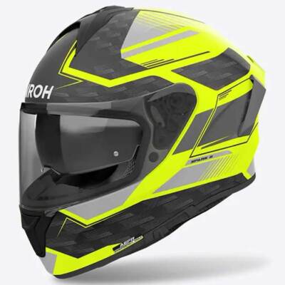 AIROH SPARK 2 ZENITH MATT GELB FULLFACE MOTORRAD MOTORRADHELM ECE22.06