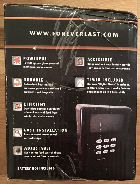 New Foreverlast Durable Powerful Game Deer Feeder Control Unit