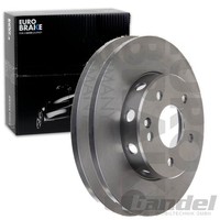 2X Eurobrake Bremsscheiben 284Mm Voll Vorne Passend FÜR MERCEDES-BENZ C-KLASSE