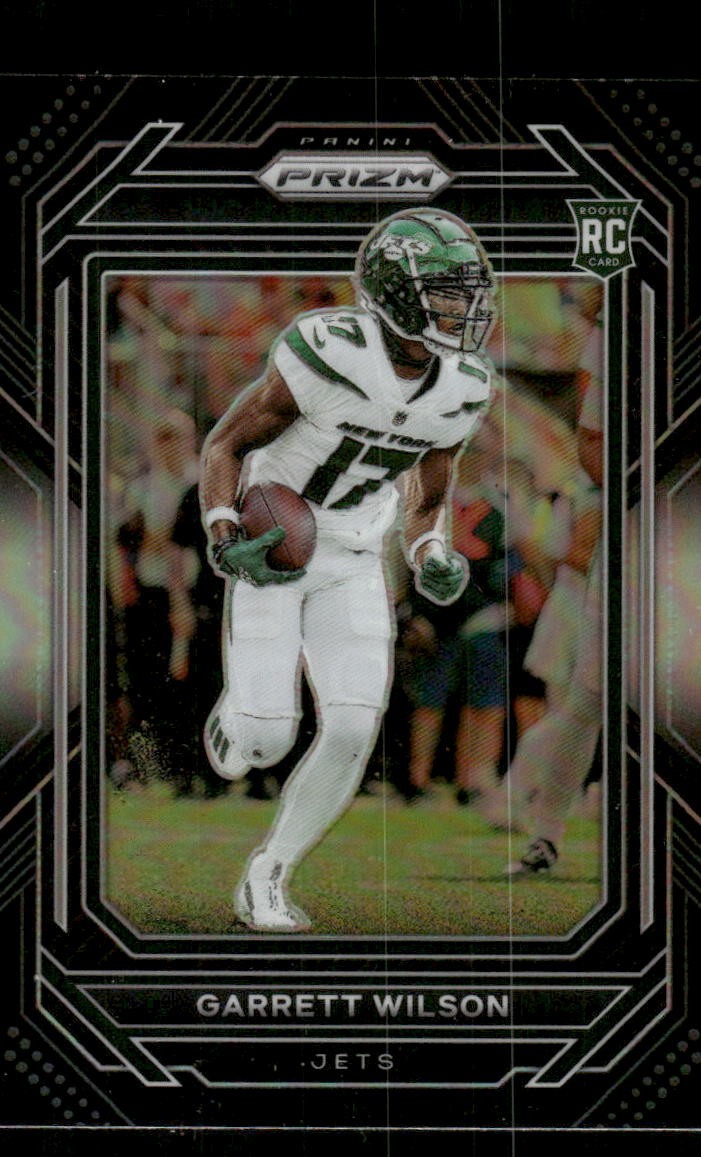 2022 Panini Chronicles #PB-12 Garrett Wilson Prizm Black Silver