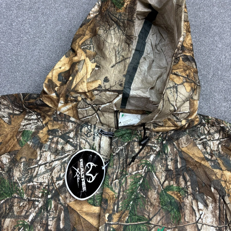 Chaqueta RealTree Adulto X Grande Marrón Ropa de Trabajo Camuflaje Caza Ligera Capucha Hombres Foto 3 de 4