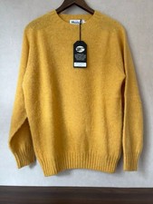 Harley of Scotland - Boxy Crewneck - Brushed Supersoft Shetland - Nectar - M