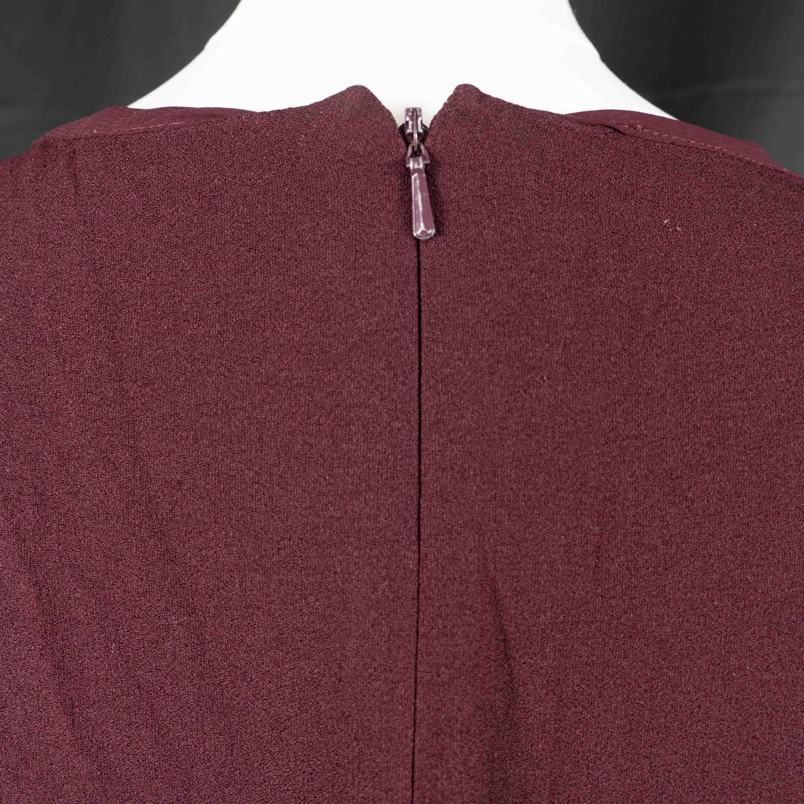 Whistles Dark Red 12 Dress Pre-Owned image 5