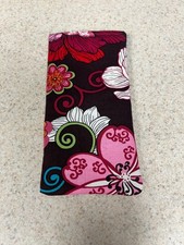Eyeglass /Sunglass Soft Fabric Case - Designer Mod Floral Pink - Great Colors