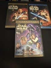 STAR WARS TRILOGY Episodes 1, 2 5 - 6-Disc DVD Lot