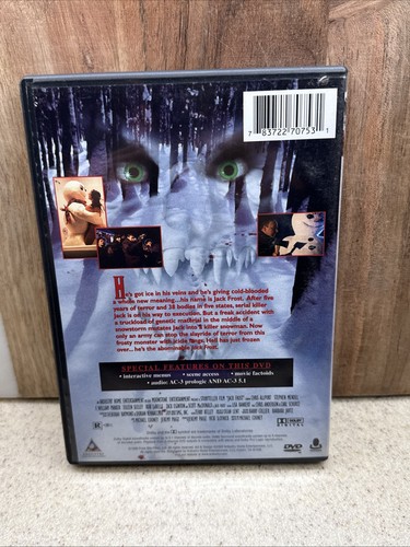 Jack Frost (DVD, 2003, Letter Box Version) - Picture 2 of 2