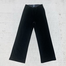 Chaps Ralph Lauren Velvet Wide Pants Size 10 Side Zip Elegant