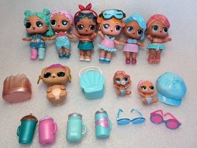 LOL Surprise Doll Beach Swim Summer Set Bling Splash Queen Babydoll Merbaby