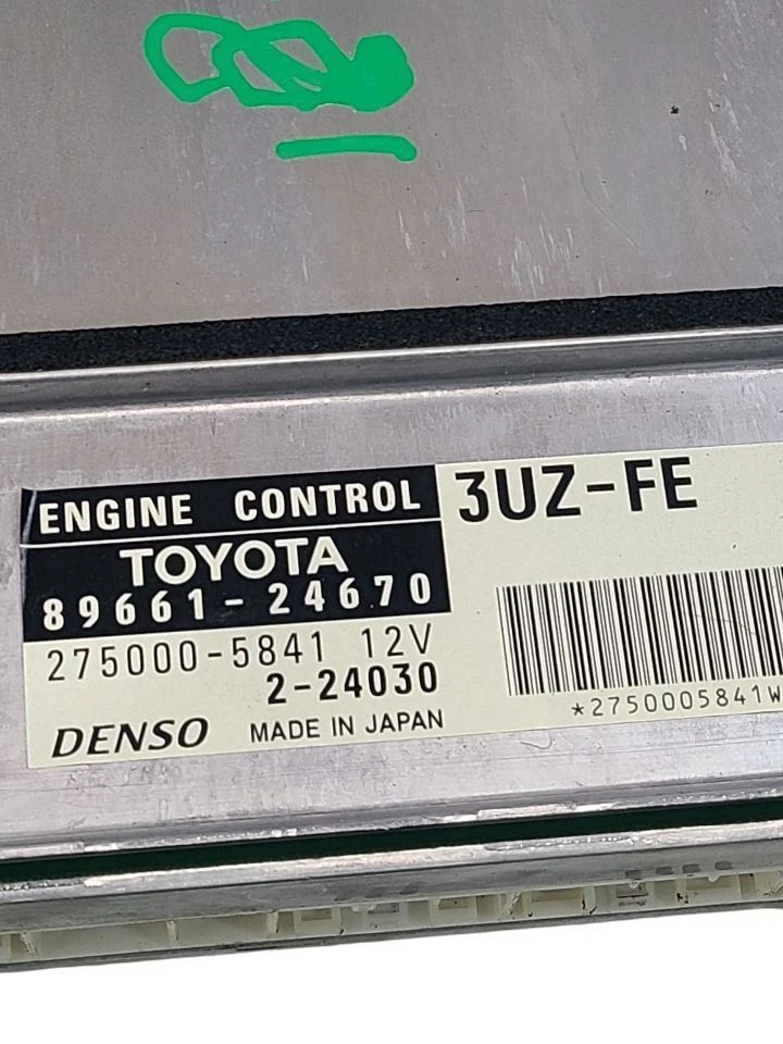 Módulo de control electrónico ECM del motor compatible con 03 LEXUS SC430 651059 Foto 2 de 4