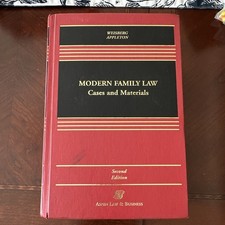 Modern Family Law: Cases and Materials 2nd Ed...