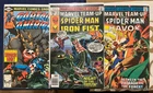 John Byrne 3 vintage book lot - Marvel Team-Up #63 & #69 and Captain America 248