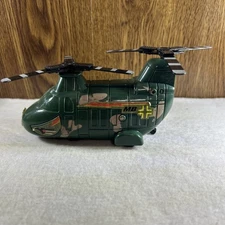 Greenbrier International Army MB Helicopter Chinook Toy Plane 5.5" Pull String