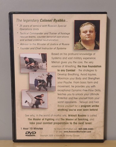 Russian Martial Art WRESTLING Systema Fundamentals Mikhail Ryabko DVD - Foto 2 di 3