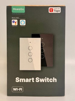 MoesGo WiFi RF433 Smart Touch Wall Single Fire Smart Switch * BRAND NEW*