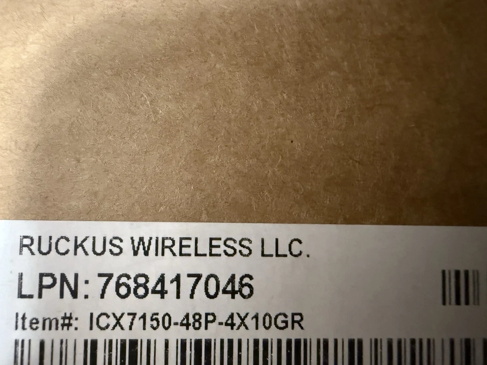 Ruckus ICX7150-48P-4X10GR POE Switch - New Factory Refurbished - Image 4 of 4