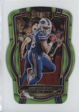 2022 Panini Select Club Level Neon Green Prizm Die-Cut /299 Dawson Knox 08xm