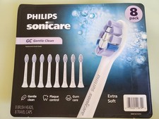 8 Pack Philips Sonicare GC Gentle Clean Extra Soft Replacement Tooth Brush Head
