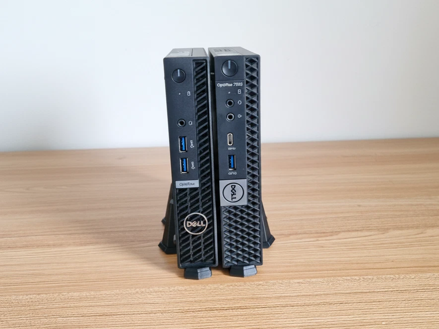 Mini PC Dual stand and holder for 2 Dell HP Lenovo Micro PCs and all MFF models - Image 2 of 4