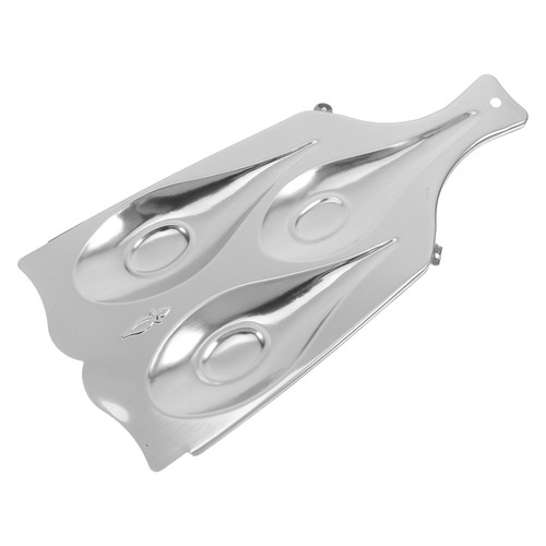 Soporte de cuchara de acero inoxidable reposacucharas para cocina 3 cavidades reposacuchara - Imagen 4 de 12