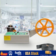 280W Hot&Cold Cutter Automatic Tape Cutting Machine For Cutting Leather Ribbon