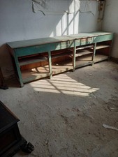 ANTICO BANCONE DA EMPORIO NEGOZIO DELL'800 340X60CM