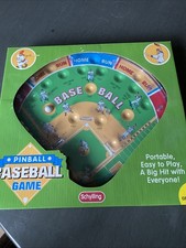 Vintage Schylling 2001 Pinball Baseball Game Mechanical Portable Tabletop Game