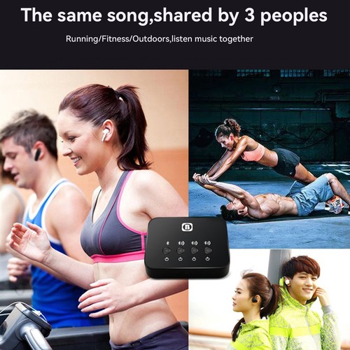 Bluetooth-Compatible Audio Adapter Receive-Send 2-in-1 Sending Out One-Three - Zdjęcie 5 z 12