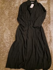 TU Ladies Black  shirt Dress  BNWT Size 10  .