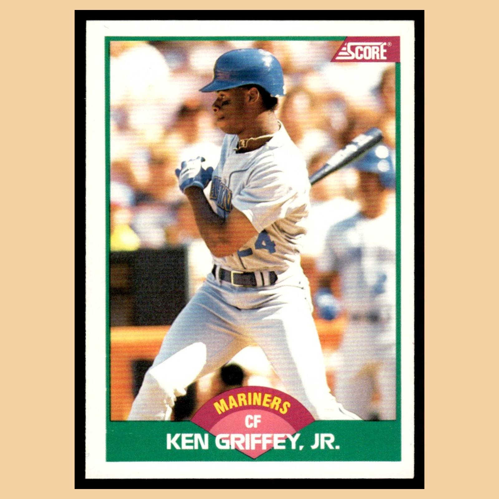 Ken Griffey Jr. Rookie #100T 1989 Score Rookie - Traded Seattle Mariners Card NM