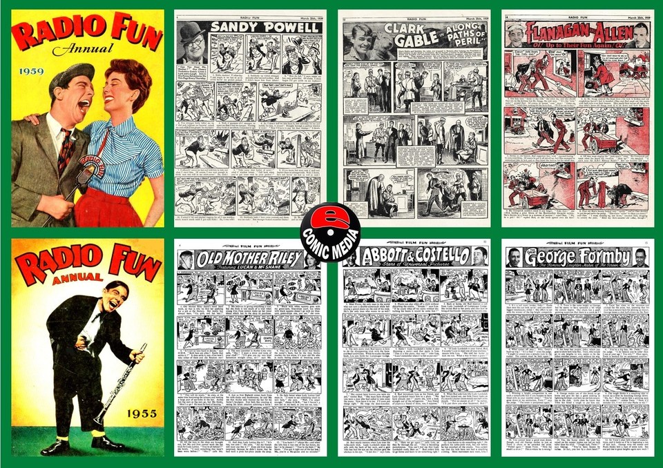 Radio Fun & Film Fun UK Comics On Two PC DVD Rom’s (CBR Format) | eBay UK