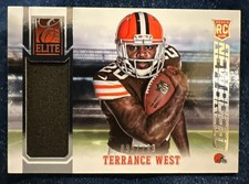 2014 Panini Elite New Breed Materials 095/299 Terrance West #37 Rookie RC
