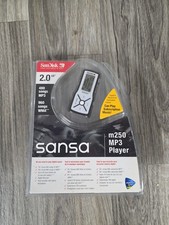 SANDISK SANSA m250 MP3 Music Player 2GB Black BRAND NEW