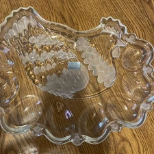 Deviled Egg Platter 14x10” Crystal Studio Nova