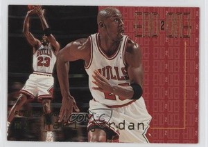 1995-96 Fleer End 2 End Michael Jordan #9 HOF